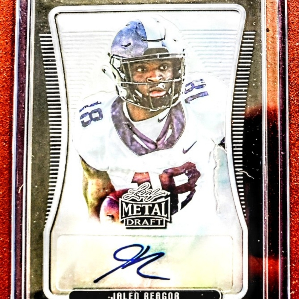 Jalen Reagor Autographed Rookie Card Serial Numbered to/15